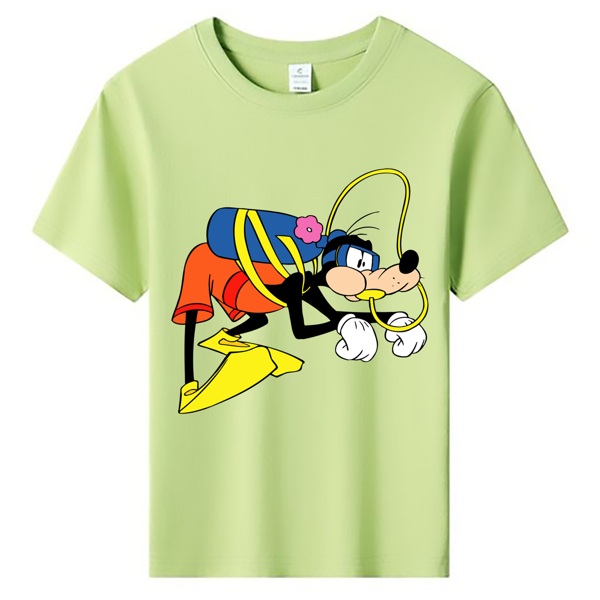 ミッキーマウス Mickey Mouse 綿100％キッズTシャツ（フロントプリント）